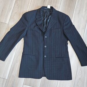 Emporio Armani 100% wool pinstripe blazer TG 52